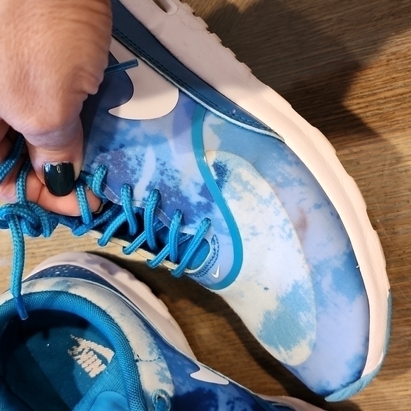 Nike Air Max Thea‎ Blue Tie Dye Size 7.5 - Picture 7 of 8